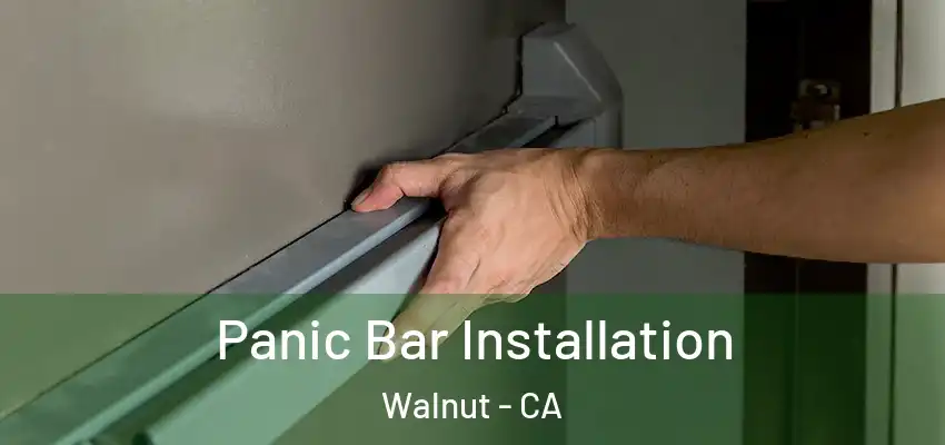  Panic Bar Installation Walnut - CA